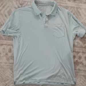 Free Fly Apparel Sky Blue Men's Medium Polo Shirt